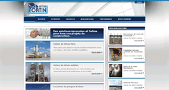 Desktop Screenshot of betonfortin.com